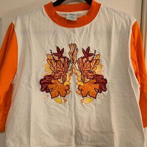 "Breaths of Autumn" Cropped Tshirt